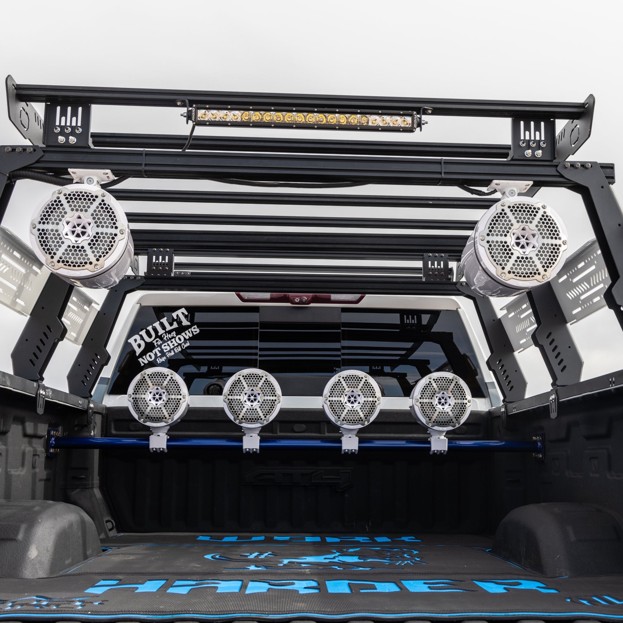 NXL 6.5" Neodymium Marine and Powersports Towers with Built-in Passive Radiator, 1" Driver and LED RGB Lights 150 Watts Rms