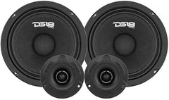 DS18 PRO-GM8.4PK Loudspeaker and Tweeter Package Including a Pair of PRO-GM8.4 + a Pair of PRO-TW1X/BK