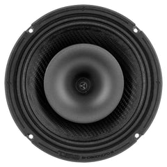 8" Neodymium Coaxial Hybrid Mid-Bass Water resistant Carbon Fiber Cone Loudspeaker with Built-in Driver  400 Watts Rms 8-Ohm