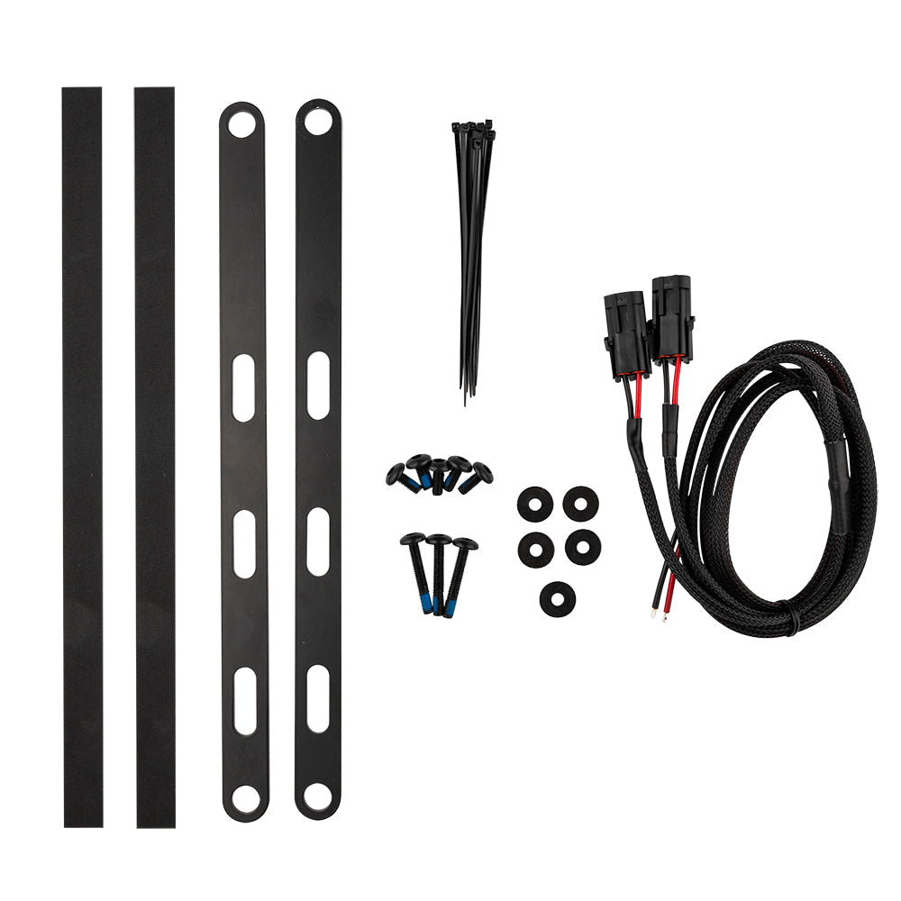 Can-Am Maverick X3 12" Under Seat Subwoofer Enclosure Driver Side - PSW12.4D Shallow Water Resistant Subwoofer Included