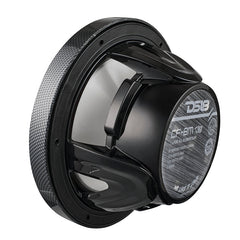 NXL 8" 2-Way Coaxial Marine Speaker With LED RGB Lights 125 Watts Rms 4-Ohm - Black Carbon Fiber