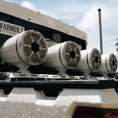 NXL 8" Marine and Powersports Towers LED RGB Lights 125 Watts Rms - White