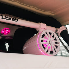 NXL 8" Marine and Powersports Towers LED RGB Lights 125 Watts Rms - White