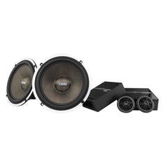 DX 6.5" 2- Way Component Speaker System With Kevlar Cone 230 Watts Rms 4-Ohm
