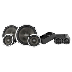 DX 6.5" 3- Way Component Speaker System With Kevlar Cone 290 Watts Rms 4-Ohm
