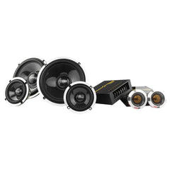 DX 6.5" 3- Way Neodymium Component Speaker System With Carbon Fiber Cone 290 Watts Rms 4-Ohm