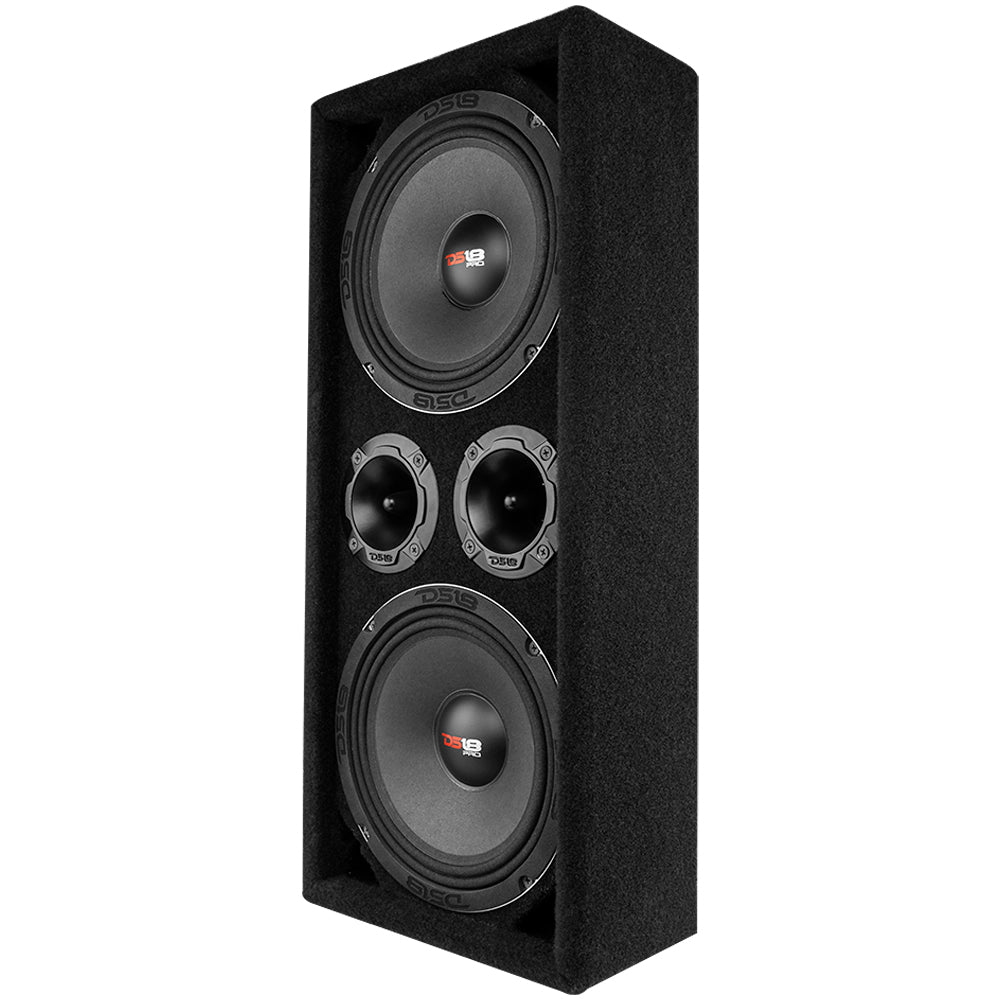 Dual 8" Loaded Ported Voceteo Box ( 2 x PRO-X8M and 2 x PRO-TWX2)