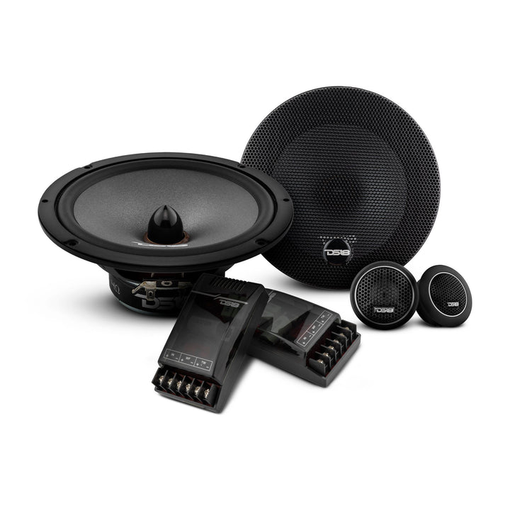 DS18 2012-2021 RAM 1500 Crew and Quad Cab Front and Back Doors Speakers Best Upgrade/Replacement Package 1800 Watts