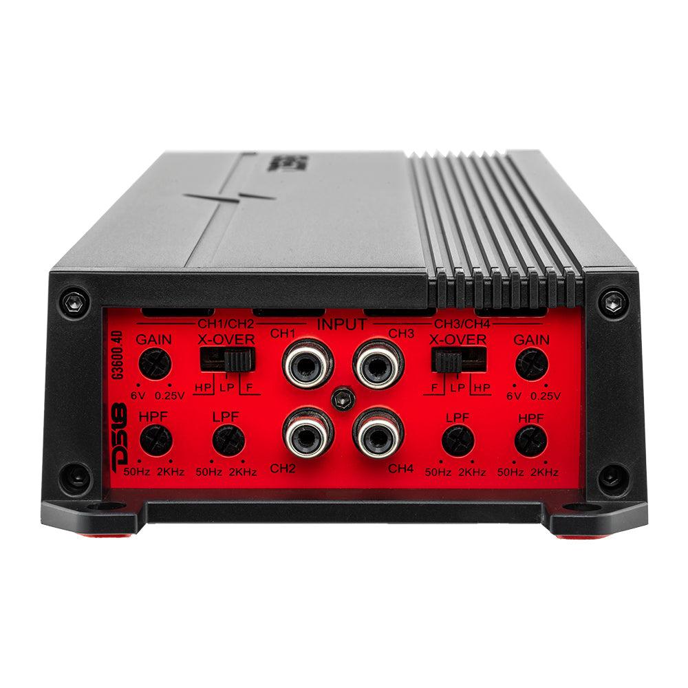GEN-X Full-Range Class D 4-Channel Amplifier 4 x 300 Watts Rms @ 4-ohm