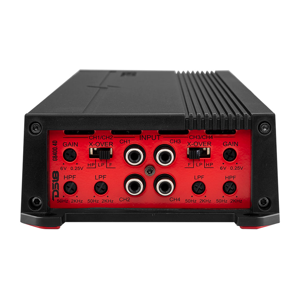 GEN-X Full-Range Class D 4-Channel Amplifier 4 x 700 Watts Rms @ 4-ohm