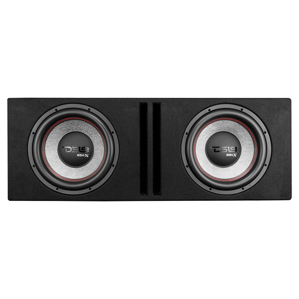 Dual 12" Loaded Subwoofer Ported Enclosure With GEN-X124D 1800 Watts Rms