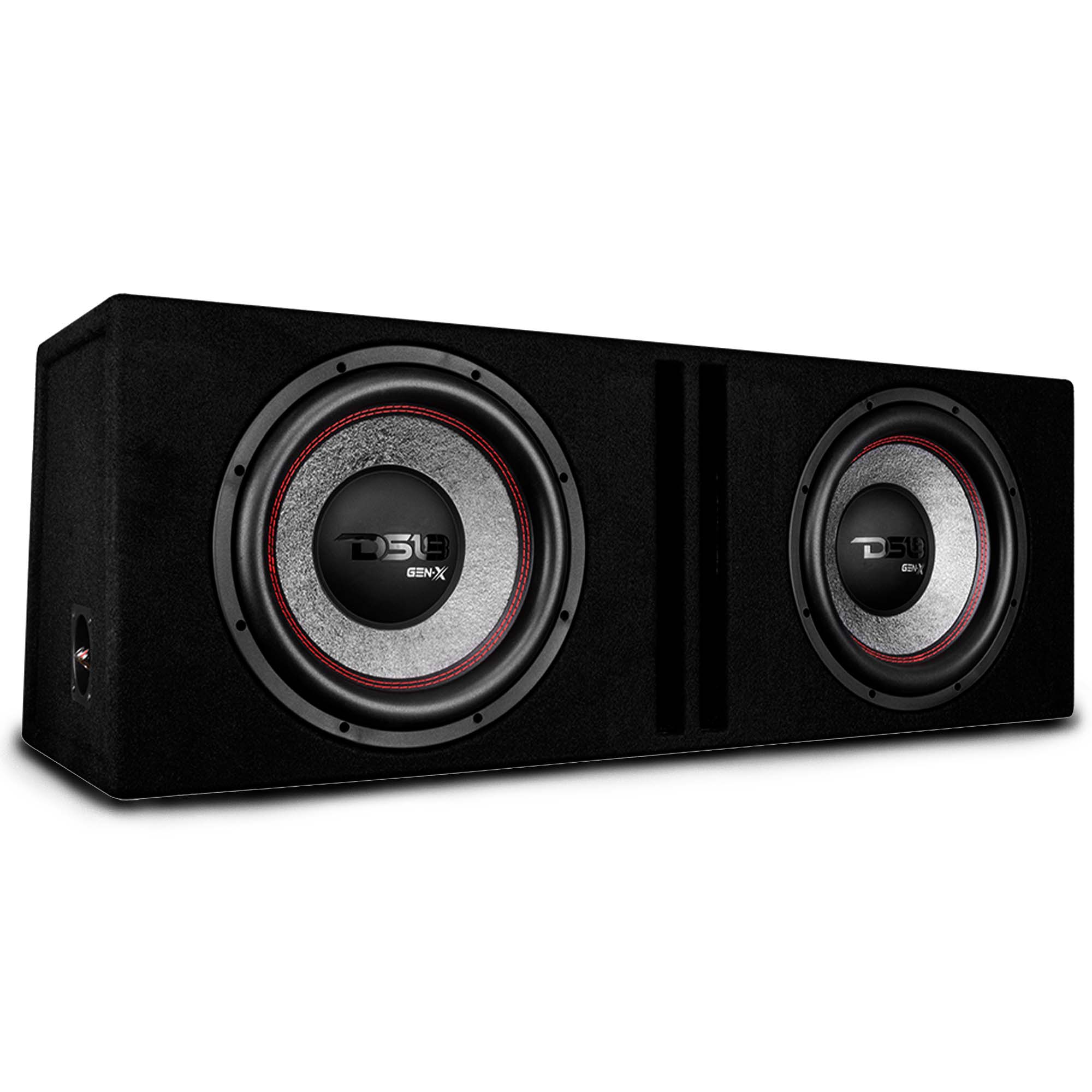 Dual 12" Loaded Subwoofer Ported Enclosure With GEN-X124D 1800 Watts Rms