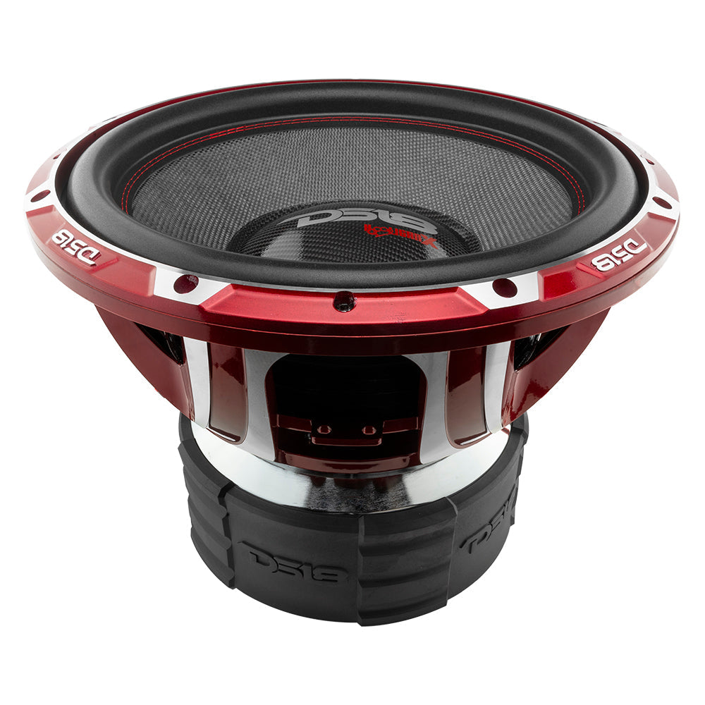 HOOLIGAN X 15" SPL Fiber Glass Cone Subwoofer 4000 Watts Rms 4" DVC 1-Ohm