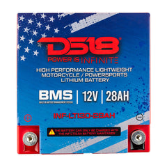 INF-LTI30-28AH INFINITE 28 AH Lithium Battery YTX30 Large Case With BMS - Perfect for Motorcycles