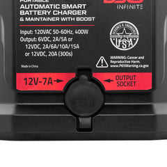 15 AMP Automatic Smart Lithium and AGM Battery Charger, Maintainer and Jump Booster