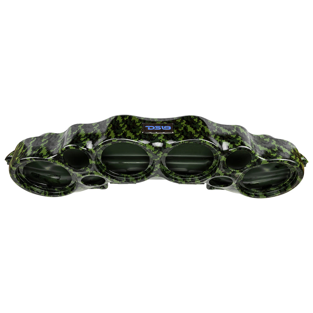 DS18 JL-SBAR/CMGR Overhead Bar System JL/JLU, JT Jeeps (4x 8" Speakers 4x3.72"  Tweeters) Camo Green
