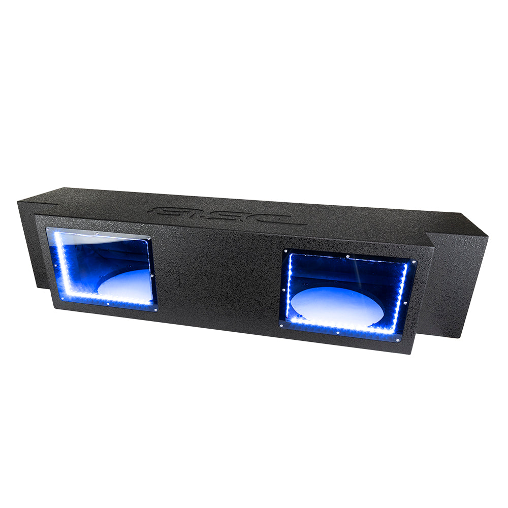 Jeep JKU/JLU Down Firing Subwoofer Enclosure 2 x 12"