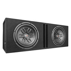 Bass Package 2 X SLC-MD12 In a Ported Box with S-1500.1/RD Amplifier and 4-GA Amp Kit 250 Watts Rms