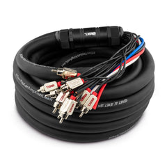Snake, Medusa 10 Channel RCA and 4 x 12GA OFC Power Wire 30 Feet