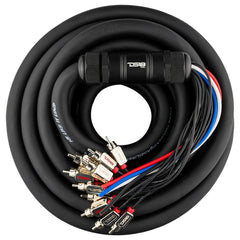 Snake, Medusa 10 Channel RCA and 4 x 12GA OFC Power Wire 50 Feet
