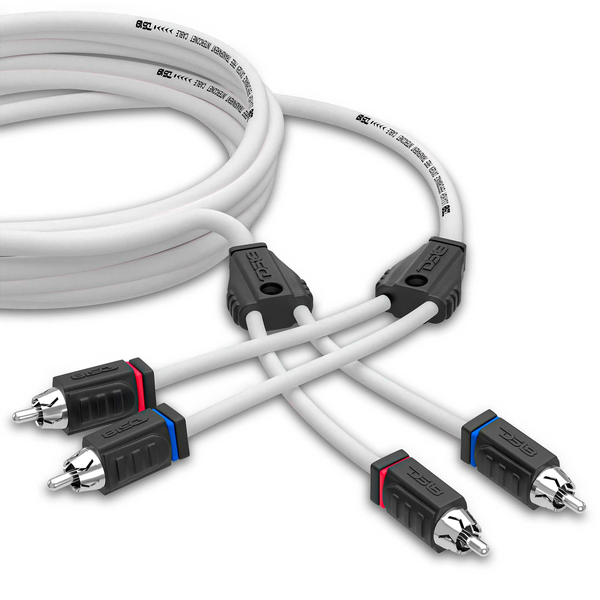 RCA Marine Grade Tinned 100% Copper OFC 12 Feet - WHITE