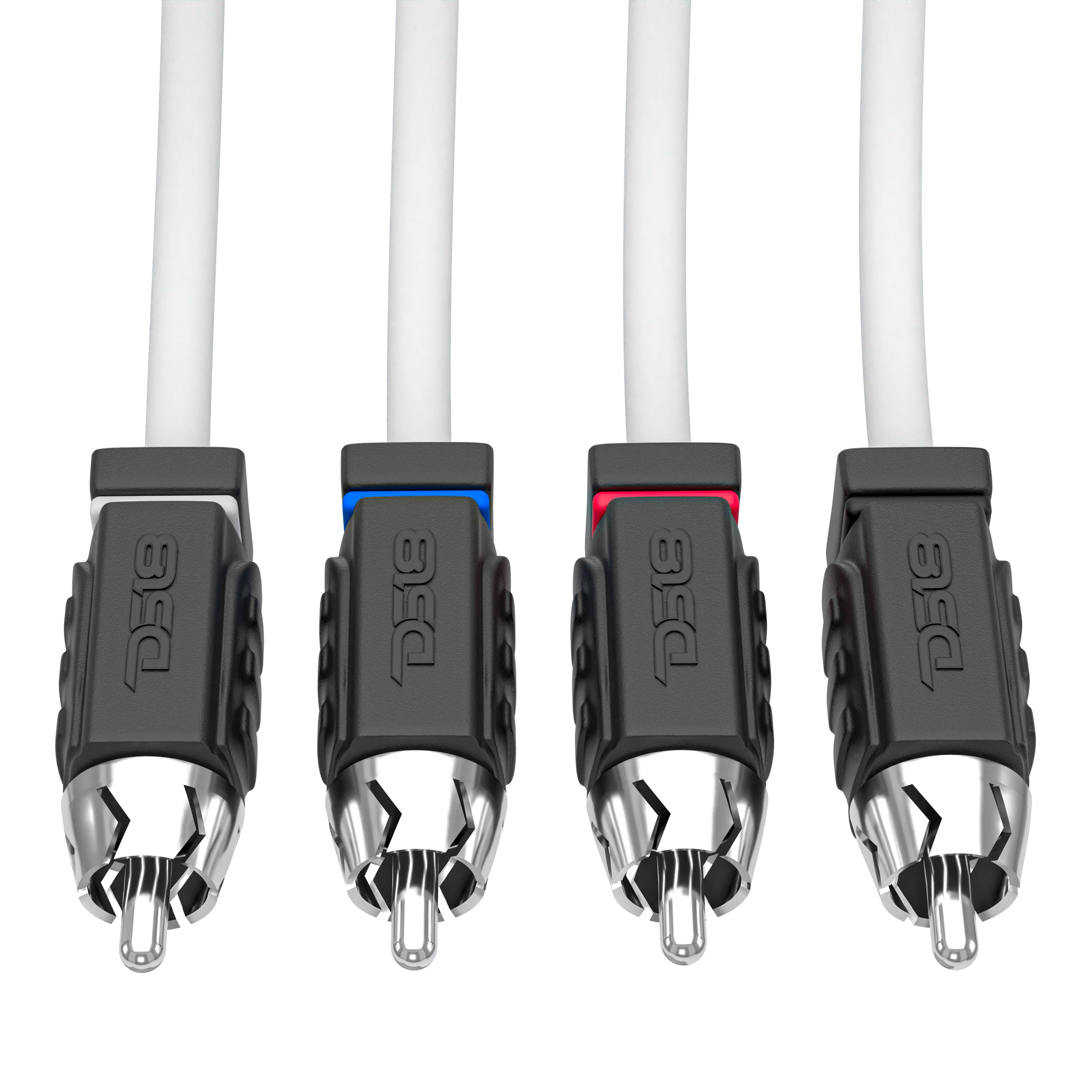 RCA Marine Grade Tinned 100% Copper OFC 25 Feet / 4 Channel - WHITE