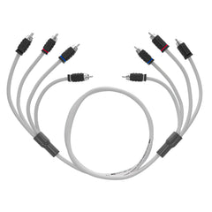 RCA Marine Grade Tinned 100% Copper OFC 6 Feet / 4 Channel - WHITE
