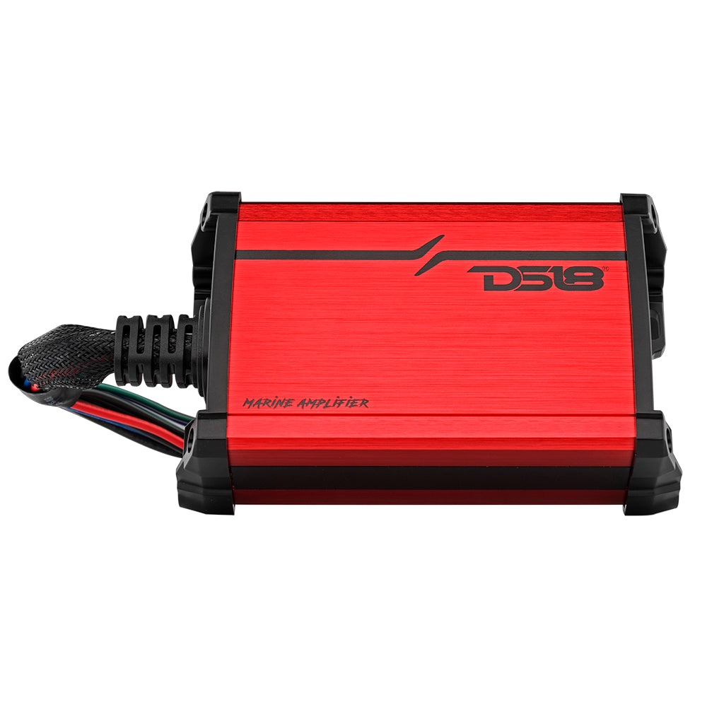 MP 4-Channel Full-Range Class D IP55 Marine and Powersports Amplifier 4 x 40 Watts Rms @ 4-Ohm