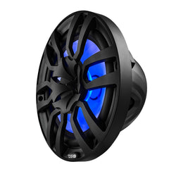 NXL 10" 2-Way Coaxial Marine Speaker With LED RGB Lights 200 Watts Rms 4-Ohm - Black