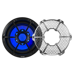 NXL 10" Marine Subwoofer with RGB LED Lights 300 Watts Rms SVC 4-Ohm - Black