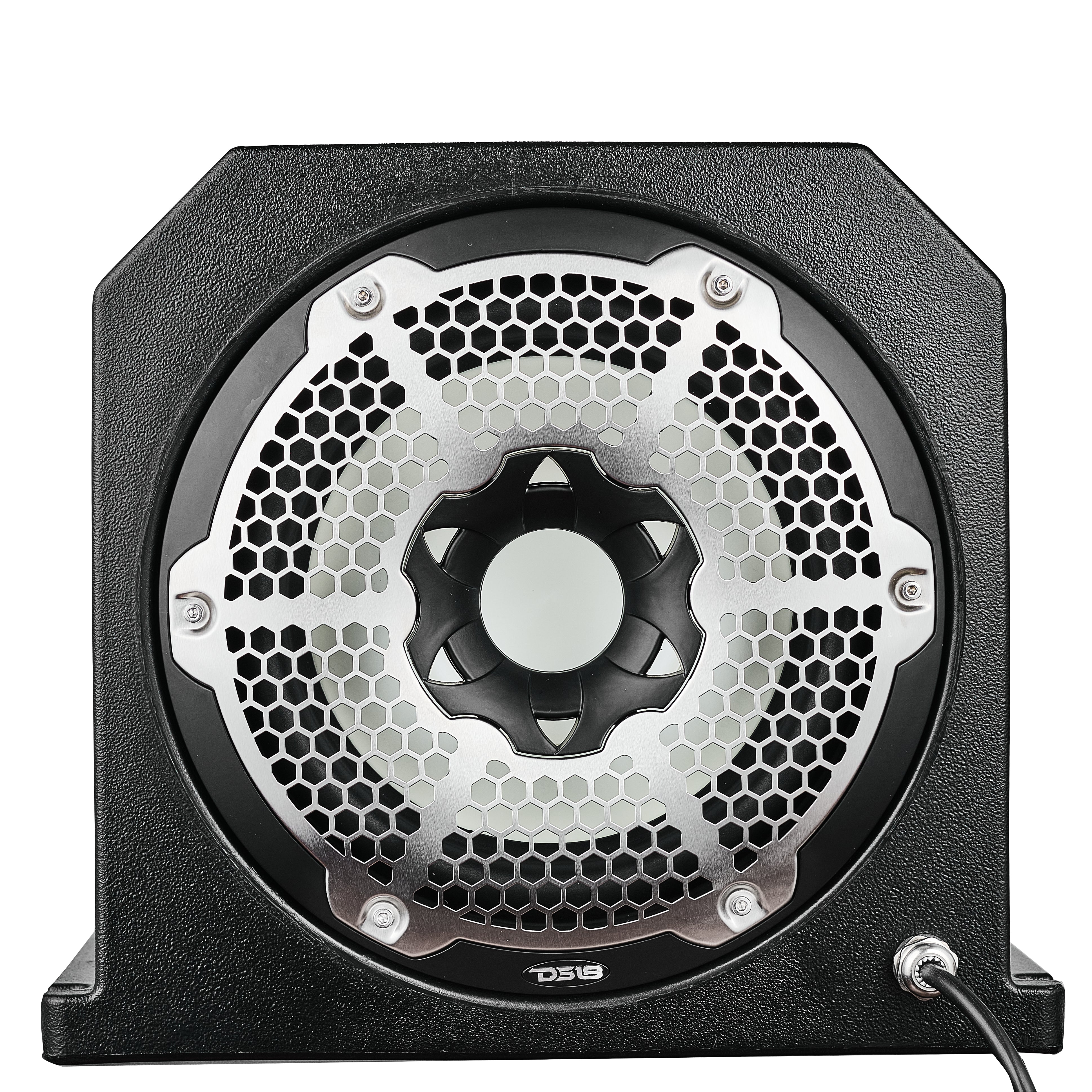 Dual 10" Marine Subwoofer Enclosure with 10" Passive Radiator and LED RGB Lights 350 Watts Rms 4-Ohm (NXL-10SUB Included)