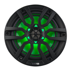 NXL 8" 2-Way Coaxial Marine Speaker With LED RGB Lights 125 Watts Rms 4-Ohm - Black