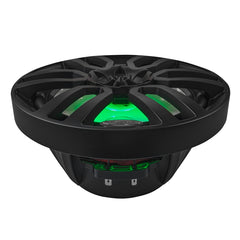 NXL 8" 2-Way Coaxial Marine Speaker With LED RGB Lights 125 Watts Rms 4-Ohm - Black