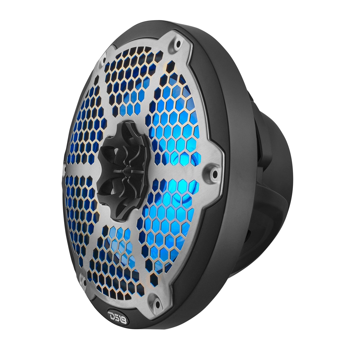 NXL 8" 2-Way Coaxial Marine Speaker With LED RGB Lights 125 Watts Rms 4-Ohm -Black