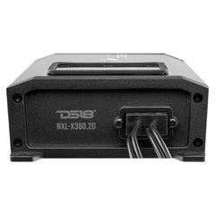 NXL 2-Channel Full-Range Class D IP67 Marine and Powersports Amplifier 2 x 180 Watts Rms @ 4-Ohm