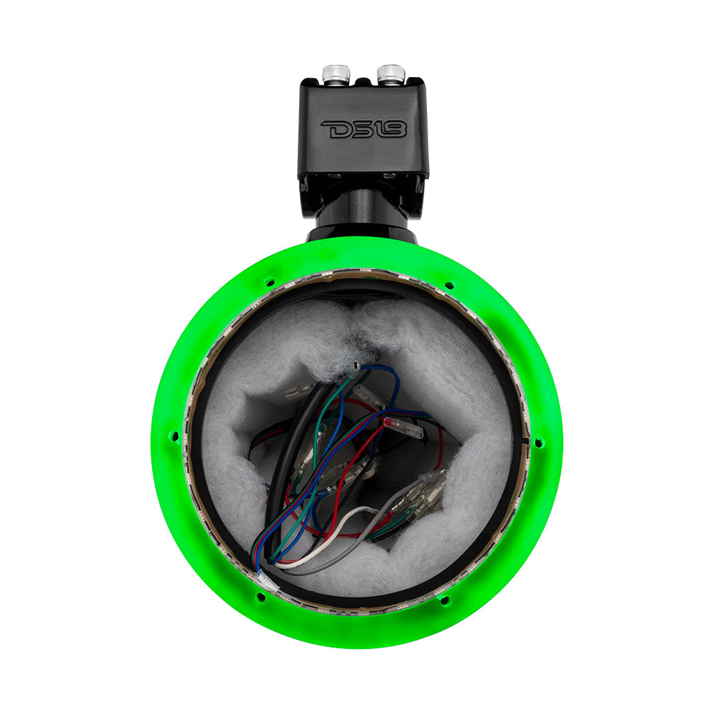 NXL 6.5" Marine and Powersports Empty Tower LED RGB Lights -Red