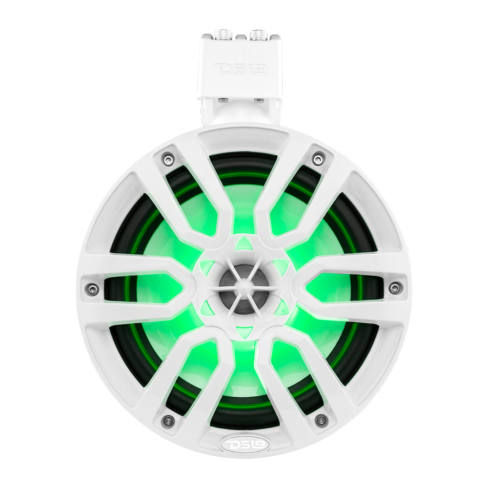 NXL 8" Marine and Powersports Towers LED RGB Lights 125 Watts Rms - White