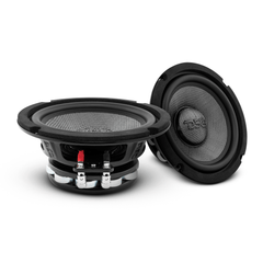PRO 6.5" Neodymium Carbon Fiber Water resistant Cone Mid-Bass Loudspeaker 250 Watts Rms 2-Ohm