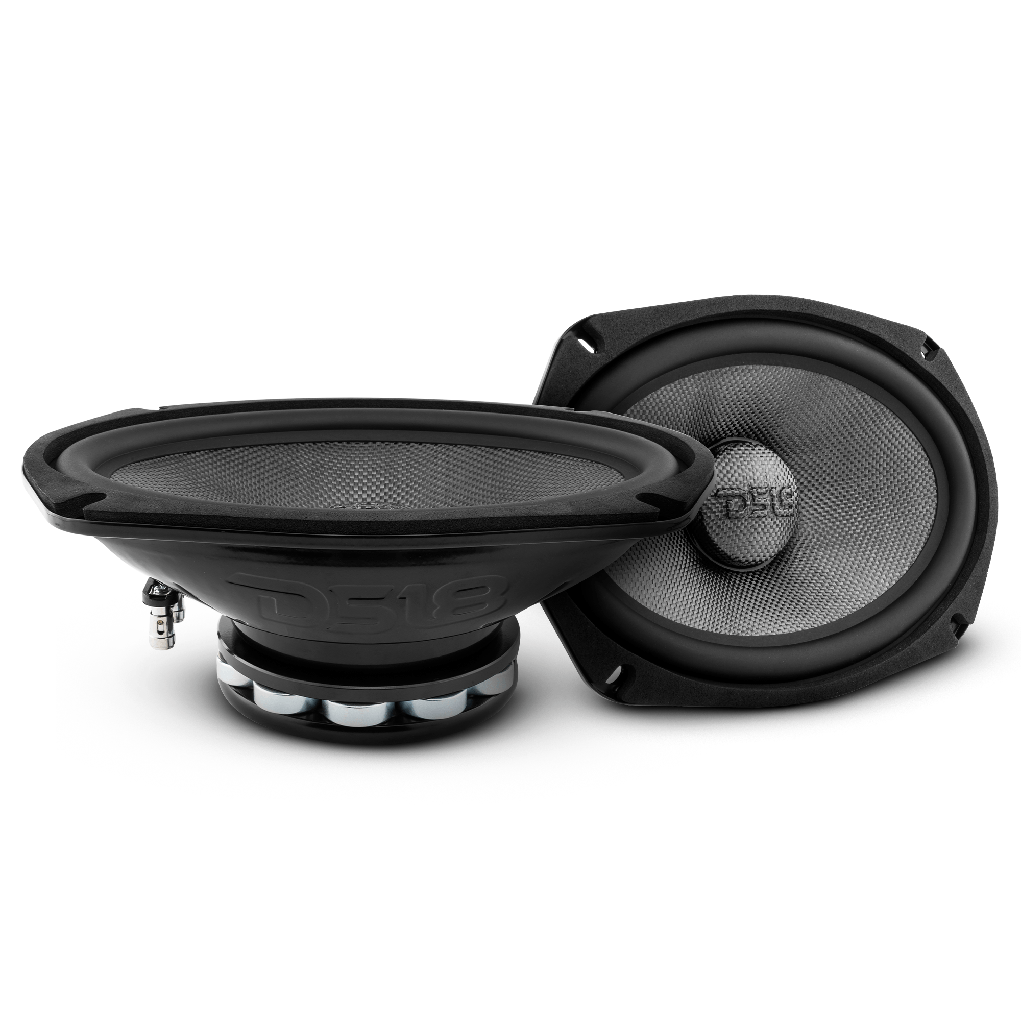 PRO 6x9" Neodymium Carbon Fiber Water resistant Cone Mid-Bass Loudspeaker 300 Watts Rms 4-Ohm