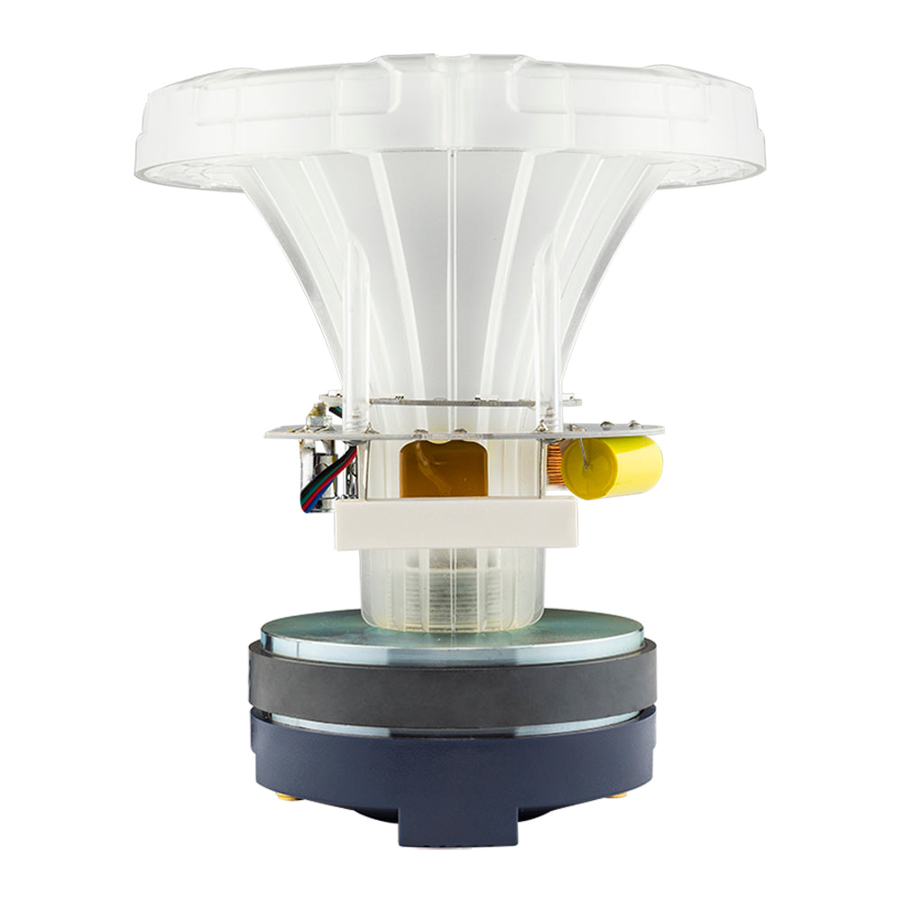 DS18 PRO-DKHCL PRO 1" Twist On Throat Compression Driver 1.75" Titanium VC with RGB Led Light Horn and Built-in Crossover 700 Watts 4 Ohms