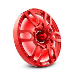 DS18 PRO-GTW8RD 8" Grill with Built-in 1.75" VC Neodymium Bullet Tweeter and RGB Lights 500 Watts Red