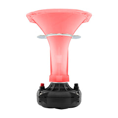 DS18 PRO-HA110CL Twist On 1" 110° 6.14" Depth Plastic Horn Clear with RGB LED Lights