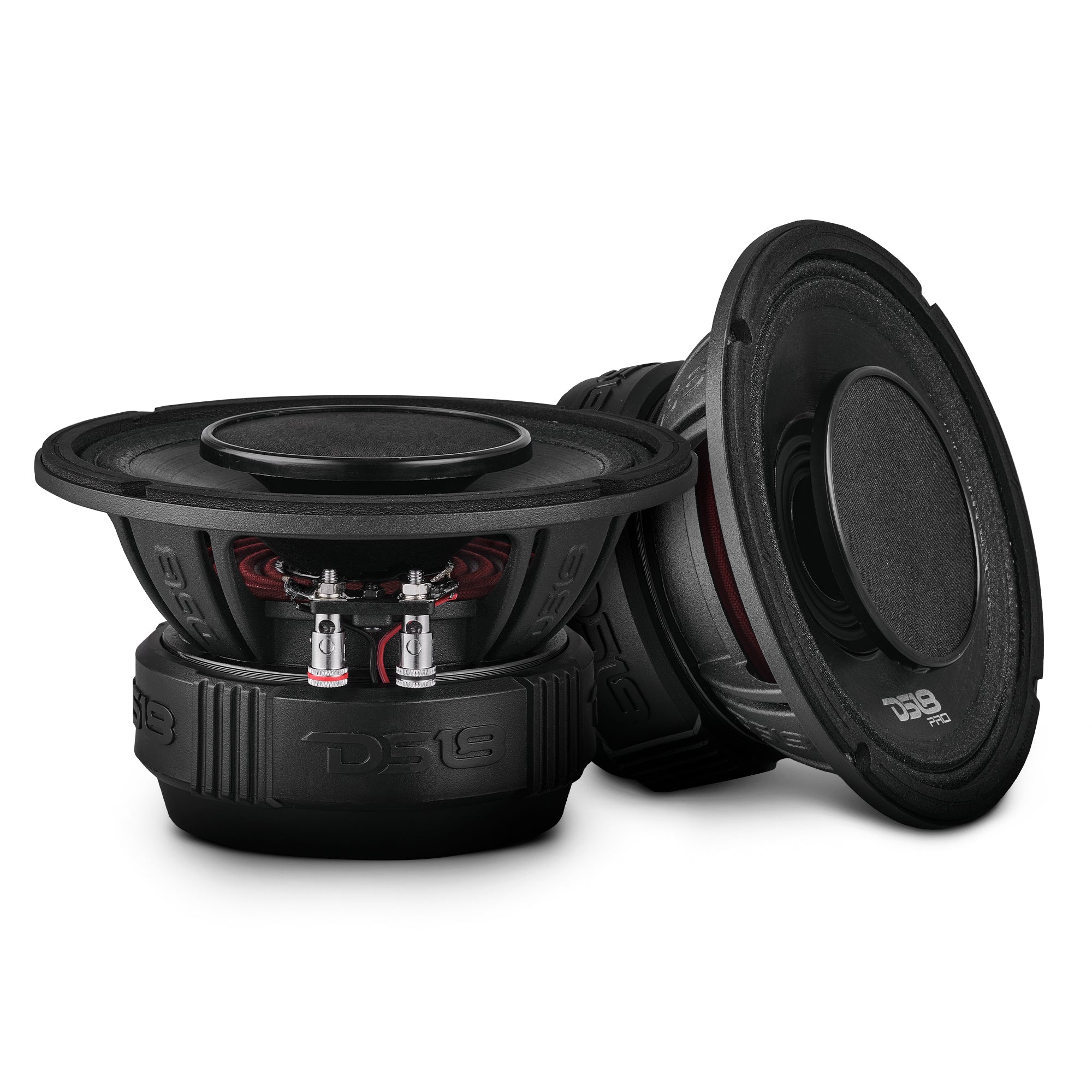 PRO 6.5" Coaxial Hybrid Mid-Range Water resistant Cone Loudspeaker with Built-in Driver 225 Watts Rms 4-Ohm