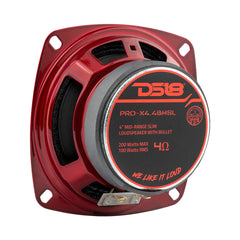 PRO-X 4" Shallow Mid-Range Bullet Loudspeaker 100 Watts Rms 4-Ohm