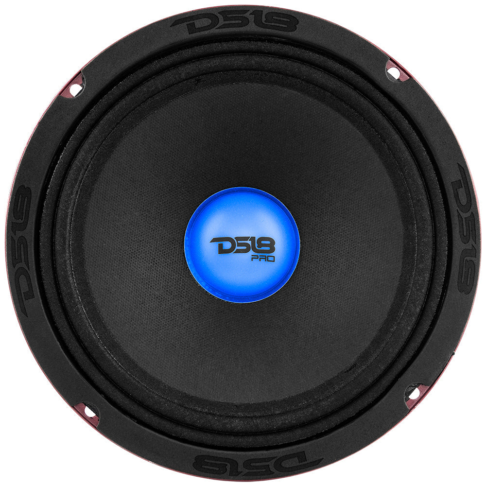 PRO-X 8" Mid-Range Loudspeaker with RGB Light Dust Cap 275 Watts Rms 4-Ohm