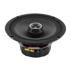 PRO-ZT 8" Coaxial Mid-Range Loudspeaker with Water Resistant Cone Built-in Bullet Tweeter and Grill 275 Watts Rms 4-Ohm