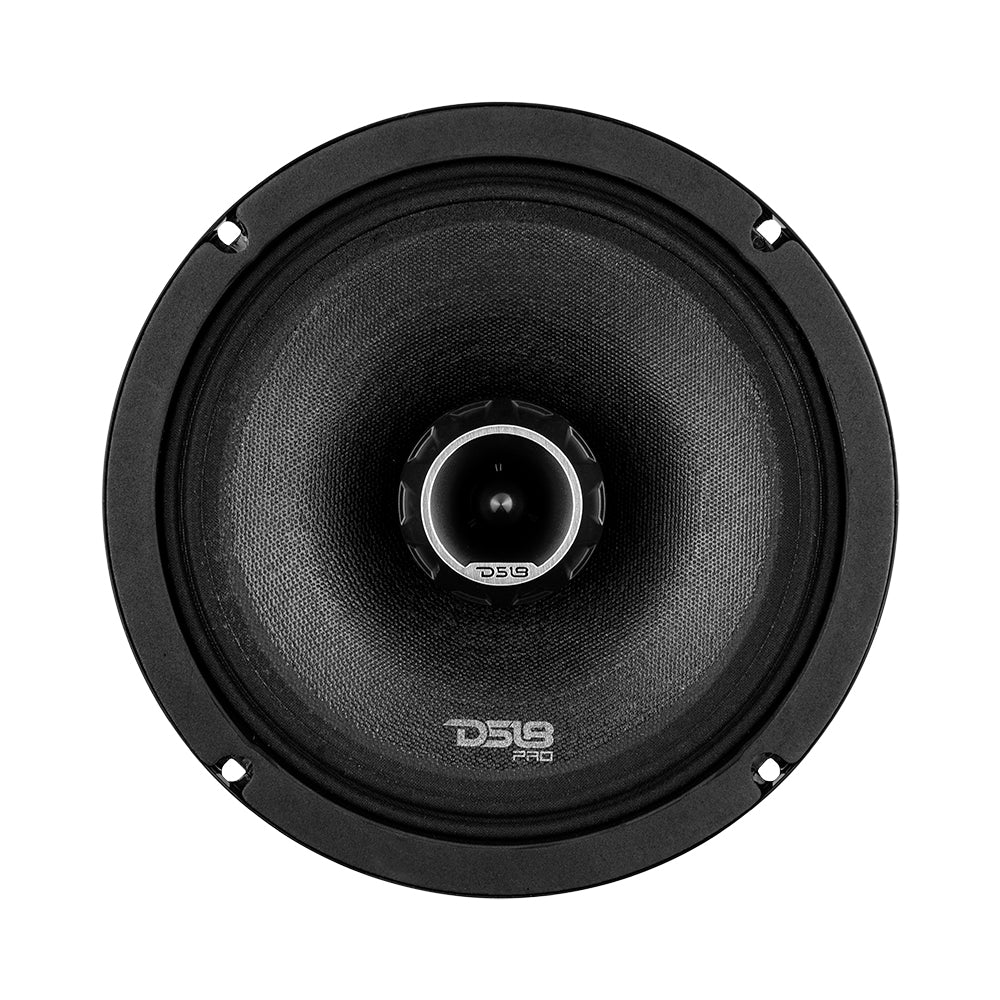 PRO-ZT 8" Coaxial Mid-Range Loudspeaker with Water Resistant Cone Built-in Bullet Tweeter and Grill 275 Watts Rms 4-Ohm