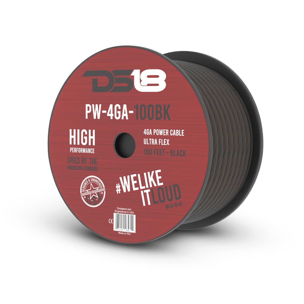 4-GA CCA Ground, Power Cable, 100 Feet