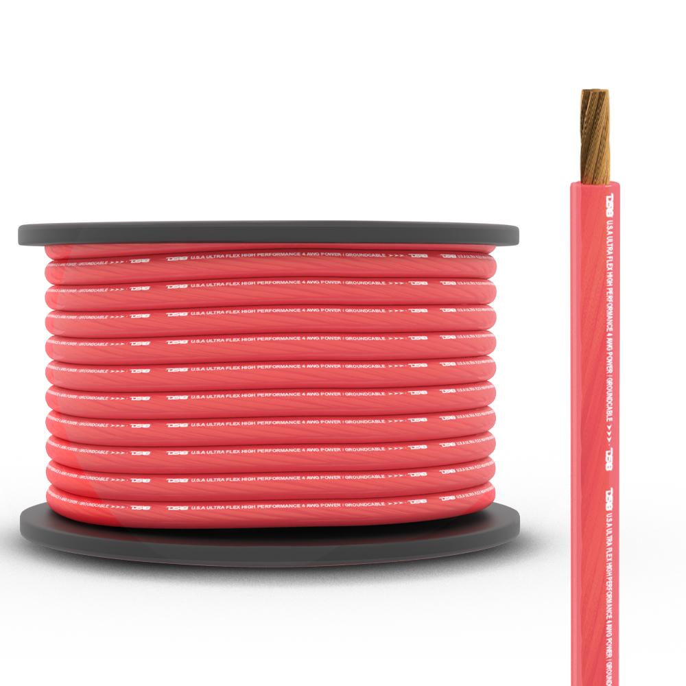 4-GA CCA Ground, Power Cable, 100 Feet