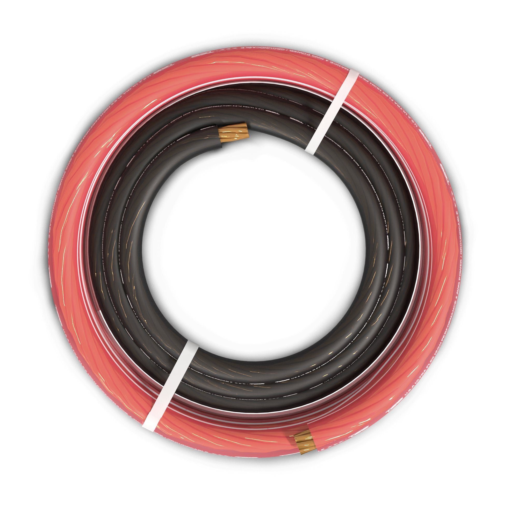 DS18 PW-OFC4GA-5BK/20RD 4-GA Ultra Flex OFC Ground Power Cable 5 Ft Black and 20 Ft Red Kit